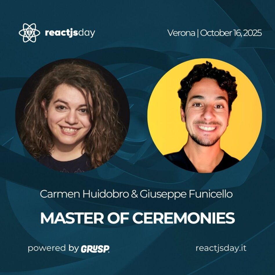 Carmen Hubidoro & Giuseppe Funicello, Master of ceremonies