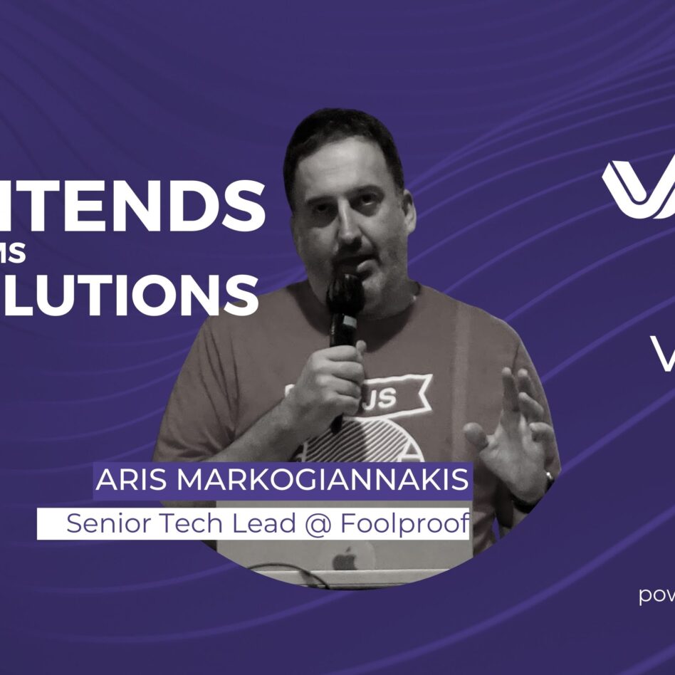 jsday - Verona April 11, 2024 Aris Markogiannakis Mo Frontends Mo Problems Mo Solutions
