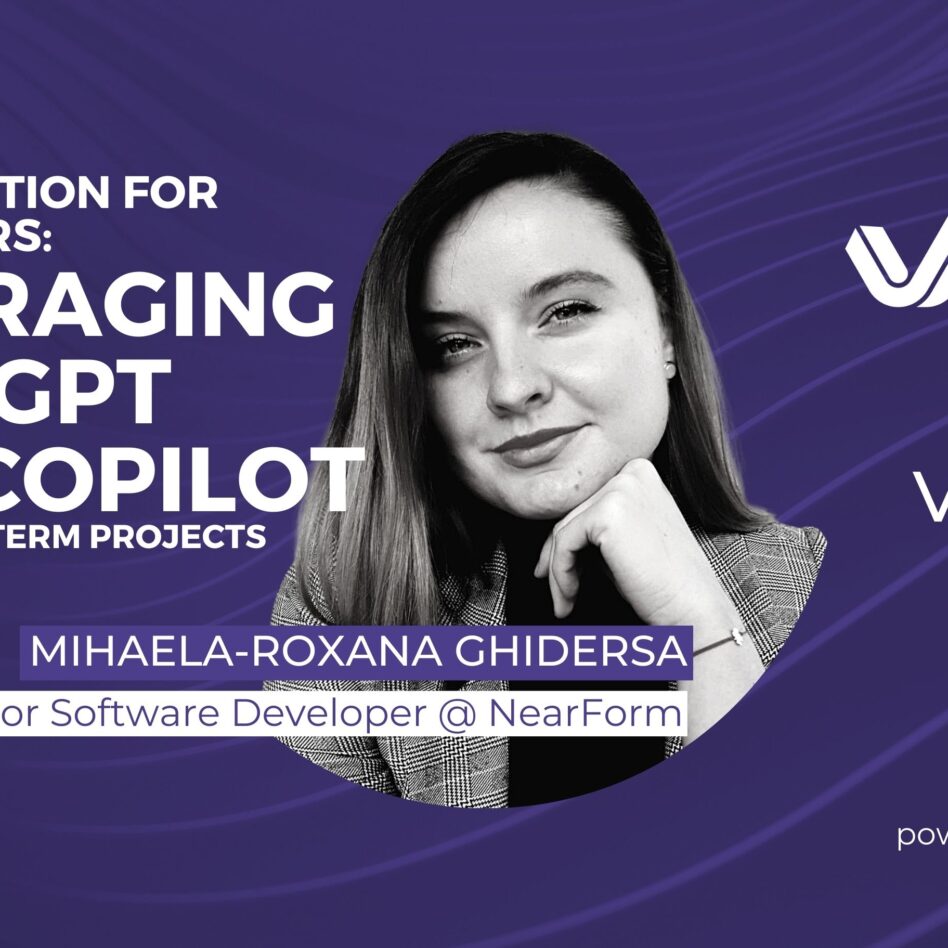 jsday - Verona, April 11, 2024 Mihaela-Roxana Ghidersa AI Integration for Developers: Leveraging ChatGPT and Copilot in Your Long-Term Projects